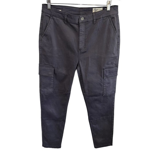 Cosmic Blue Love Skinny Cargo Utility Pants 31 - Picture 1 of 9